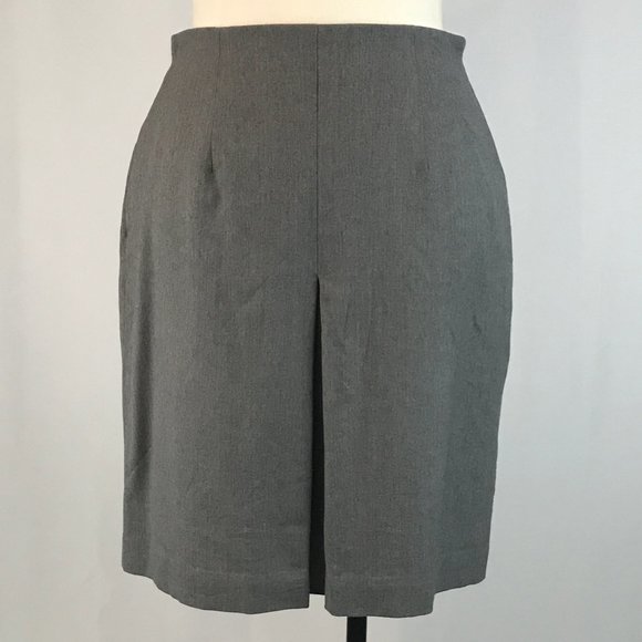 Valerie Stevens Stretch Dresses & Skirts - Valerie‎ Stevens Stretch Grey Wool Skirt Size 6